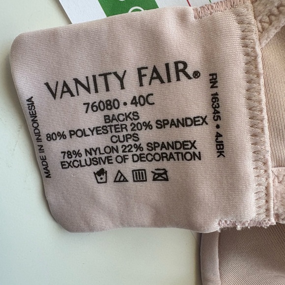 VANITY FAIR - Soft Pink/Blush Bra - Picture 4 of 4